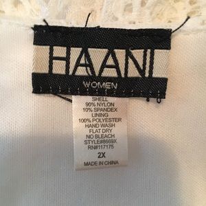 Haani Dresses - 2X Haani White Lace Stretch Dress Haani Dresses - 2X Haani White Lace Stretch Dress